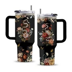 Uibunoo Goth Gifts For Women, 40 Oz Flower Of Darkness Tumbler With Handle & ... New. Price: $41.00.