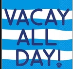 Amscan 50777708 Vacay Beverage Napkins, Multi New. Price: $13.99.