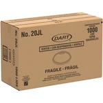 Dart 20JL Translucent Vented Lid Oz Foam Cup/container 1,000 Count Case New. Price: $44.99.