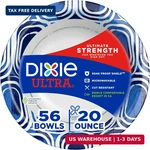 Dixie Ultra, Large Paper Bowls, 20 Oz, 56 Count, Microwave Safe, Compostable, New. Price: $11.83.