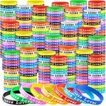 Skylety Jesus Loves You Silicone Bracelets Colorful Christian Wristbands New. Price: $10.10.