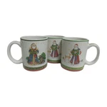 Set 3 Certified International Coffee Mug Cup Father Christmas Old World Santa Used. Price: $17.09.