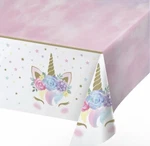 Unicorn Baby Plastic Banquet Tablecloth 54" X 102" Floral Shower Decoration New. Price: $16.99.