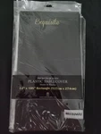 Exquisite Rectangle Black Plastic Table Cover 54" 108" (bulk 23 Items) New. Price: $59.99.