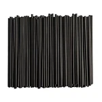 7.75"HIGH Black Straws, Disposable Plastic Drinking - 250 Count New. Price: $10.18.