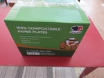 Jolly Chef Compostable Heavy Duty 10 Inch White Plates 300 Ct New Sealed.. Price: $79.99.