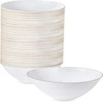 Plasticpro 16 Oz 40 Count White Floral Design Party Soup Bowls New. Price: $39.99.