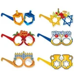 Happy Hanukkah Festive Paper Glasses 6PCS Set, Fun Photo Booth, Party New. Price: $9.99.