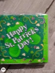 Patrick's Day Beverage Napkins 24 Ct 2-PLY Festive Shamrock Dessert Party New. Price: $5.00.