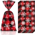 Whaline 160PCS Christmas Cellophane Bags Red Black Count (pack Of 160), New. Price: $17.05.