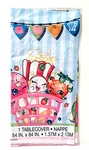 Shopkins Plastic Tablecover - Printed All 54" X 84" New. Price: $14.99.