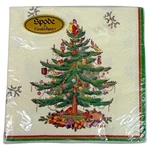 Spode Christmas Tree Green Trim Square Beverage Set 16 Usa New. Price: $9.85.