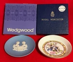 Vintage Wedgwood & Worcester Mini-plates 'royal Birth 1982 Prince William' New. Price: $20.00.