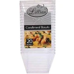 Lillian Tablesettings Condiment Small Dessert Serving Clear Square Bowls 8 Oz New. Price: $15.73.
