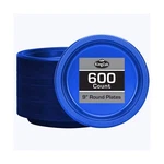 Hanna K. Signature Blue Plastic Plates 9 Inch - 600 Count Solid Rou... New. Price: $131.31.