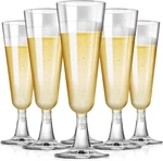 Surehome Plastic Champagne Flutes Disposable Glasses 20 Pack 5 Oz Clea New. Price: $20.99.