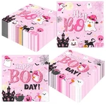Lenyunge Pink Halloween Birthday Ghost Party Decorations Napkins 48PCS New. Price: $10.92.