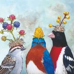 Paperproducts Design Beverage Napkin, Vicki Sawyer, The Berry Festival, 20/PKG New. Price: $10.95.