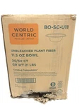 World Centric 11.5 Oz Bowls 1000 Ct Unbleched Plant Fiber Compostable BO-SC-U11 New. Price: $44.99.
