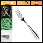 18/10 Stainless Steel Flatware Forks Set Of 12 - Durable Silver Tableware New. Price: $187.99.