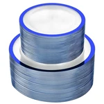 U-qe 120PCS Blue Plastic Plates For Party Clear And Disposable ... New. Price: $57.65.