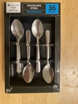 Teaspoons Box - 36CT New. Price: $8.00.