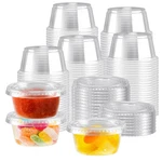 Huifany 400 Sets 2 Disposable Plastic Portion Oz, Transparent/colorless New. Price: $30.83.