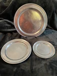 Sale! Plates Woodbury Pewterer American Eagle Crest Dinner Salad Bread Used. Price: $15.00.