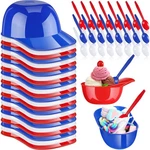 Suclain 24 Count Baseball Helmet Snack Ice Cream Bowl Pcs Disposable Taster New. Price: $31.26.