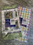 2 Amscan 54" X 108" Tablecloths Rectangular Paper Covers Easter New. Price: $9.00.