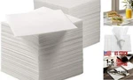 Linen-feel Lunch Napkins Disposable Cloth-like Paper 13" X 200 New. Price: $42.52.