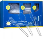 Plasticpro 360 Count Clear Heavyweight Disposable Silverware - Cutler... New. Price: $36.85.