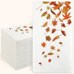 100PCS Fall Leaves Napkin, 3-PLY Thanksgiving Napkins Disposable, Guest Towel... New. Price: $27.77.
