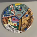 New Vintage Paper Plates Hasbro Game Night X8 Monopoly Scrabble Sealed 17CM Usa. Price: $16.82.