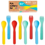 Pla Kids Spoons And Forks Set 8-PACK Melamine Free Utensils To... New. Price: $15.20.