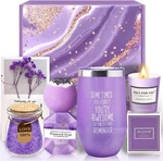 Mothers Day Gifts - Spa Basket & Tumbler Set Perfect Purple New. Price: $32.20.
