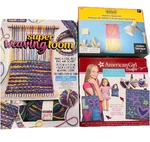 American Girl Tote Bag Craft- Banner Kit & Kids Weaving Loom Set New. Price: $29.00.