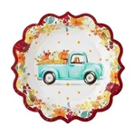 Pioneer Woman Vintage Truck Thanksgiving Harvest Paper 8IN Dessert Plates 12 New. Price: $8.99.