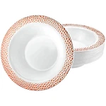 Lillian Collection Pebbled Rose Gold Premium 5 Oz, White And New. Price: $19.99.