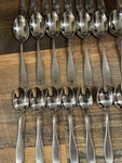 44 Pcs Towle Living Alpine 18/0 Stainless Flatware Lot Forks Spoons Knives Used. Price: $99.89.