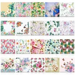 Crtiin 20 Pack Decoupage Napkins Floral Flower Cocktail Paper Decorat... New. Price: $8.79.