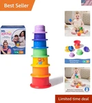 Official Rainbow Stacking Cups 7-PACK, Educational Toys & Toddler For Gi... New. Price: $24.31.