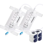 2PC 600ML Urine Drainage Bag With 24 Inch Tube, Transparent Collection Wi... New. Price: $47.40.