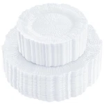 Sut 60PCS White Plastic Plates-disposable For Party, .... Price: $53.39.