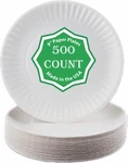9 Inch Paper Uncoated. Pack Of 500 Everyday Disposable Plates., New. Price: $89.99.