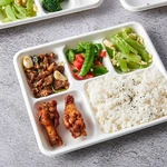 125/250/500 Compostable Disposable Paper Plate Compartment 10" Heavy-duty New. Price: $92.99.