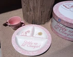 Vintage Giddy Lil Cowgirl Cup And Plate Set Pink White New. Price: $48.00.