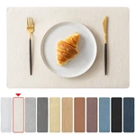 New Best Jovono Faux Leather Placemats Set 4, Waterproof Washable Table. Price: $33.99.