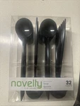 Novelty Modern Flatware Cutlery Disposable Plastic Soup Spoons 32 Pieces. New. Price: $19.99.