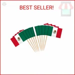Javd Cyps 100 Pcs Mexico Mexican Toothpick Flags, Small Mini Stick Cupcake New. Price: $7.99.